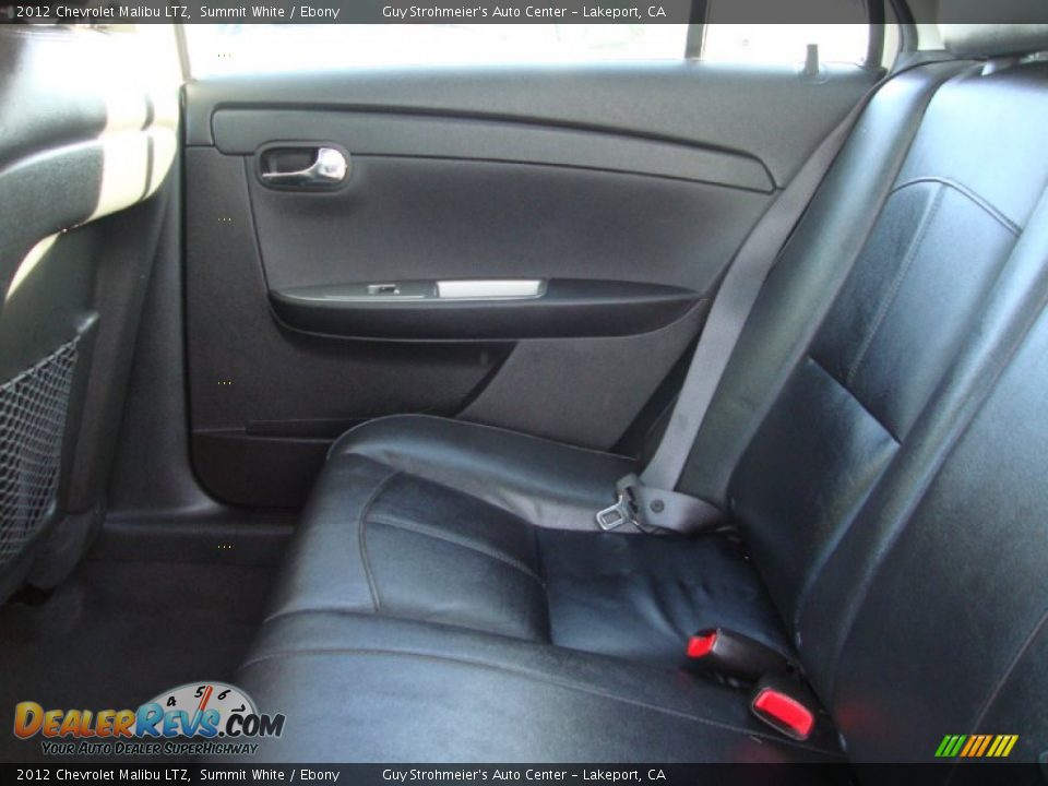 2012 Chevrolet Malibu LTZ Summit White / Ebony Photo #18