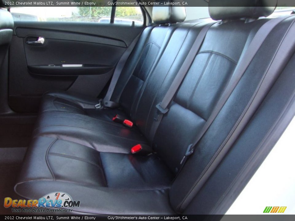 2012 Chevrolet Malibu LTZ Summit White / Ebony Photo #19