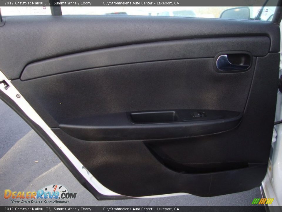 2012 Chevrolet Malibu LTZ Summit White / Ebony Photo #20