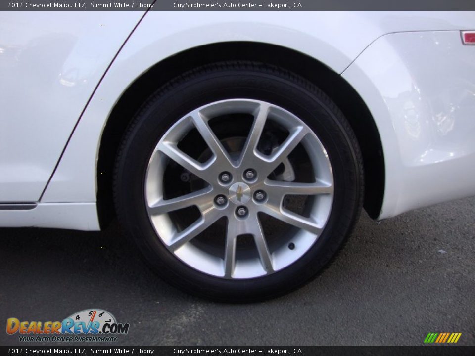 2012 Chevrolet Malibu LTZ Summit White / Ebony Photo #22