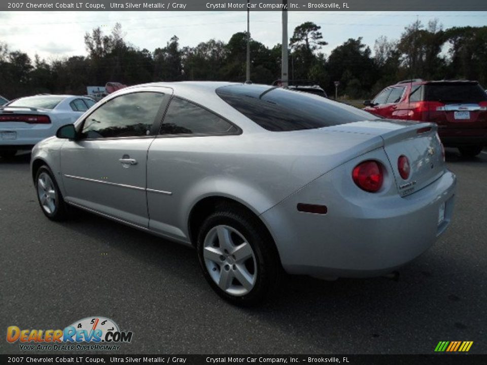 2007 Chevrolet Cobalt LT Coupe Ultra Silver Metallic / Gray Photo #3