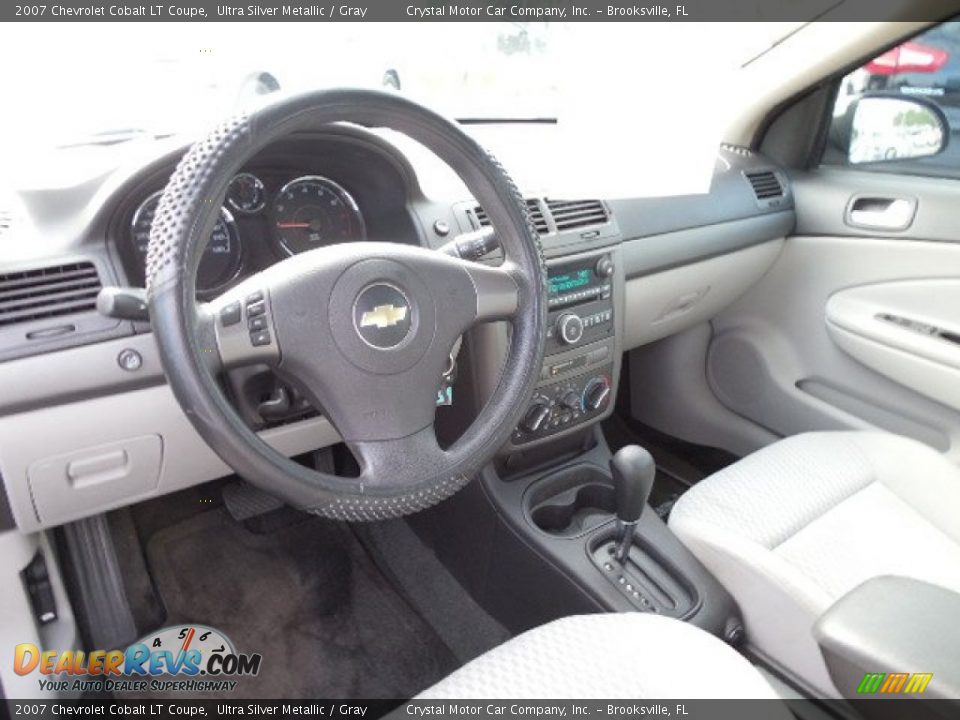 2007 Chevrolet Cobalt LT Coupe Ultra Silver Metallic / Gray Photo #6