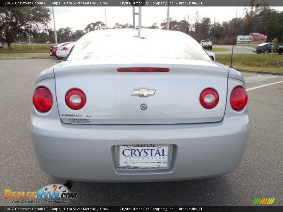 2007 Chevrolet Cobalt LT Coupe Ultra Silver Metallic / Gray Photo #7