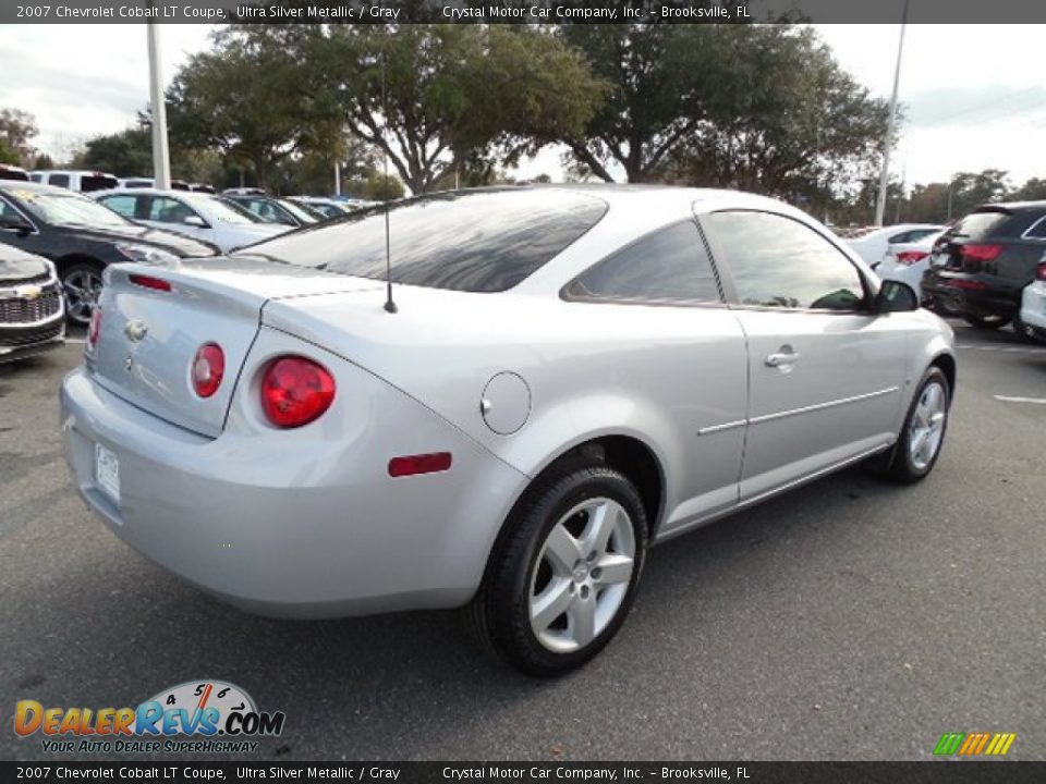 2007 Chevrolet Cobalt LT Coupe Ultra Silver Metallic / Gray Photo #8