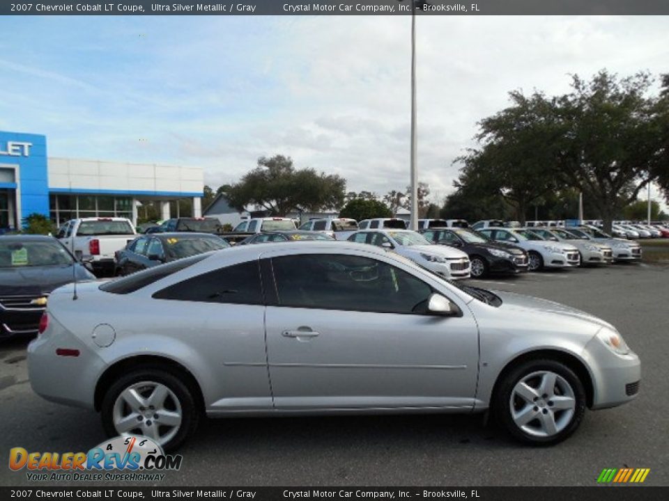 2007 Chevrolet Cobalt LT Coupe Ultra Silver Metallic / Gray Photo #9