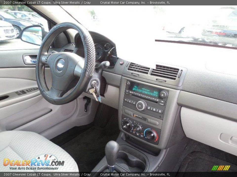 2007 Chevrolet Cobalt LT Coupe Ultra Silver Metallic / Gray Photo #11