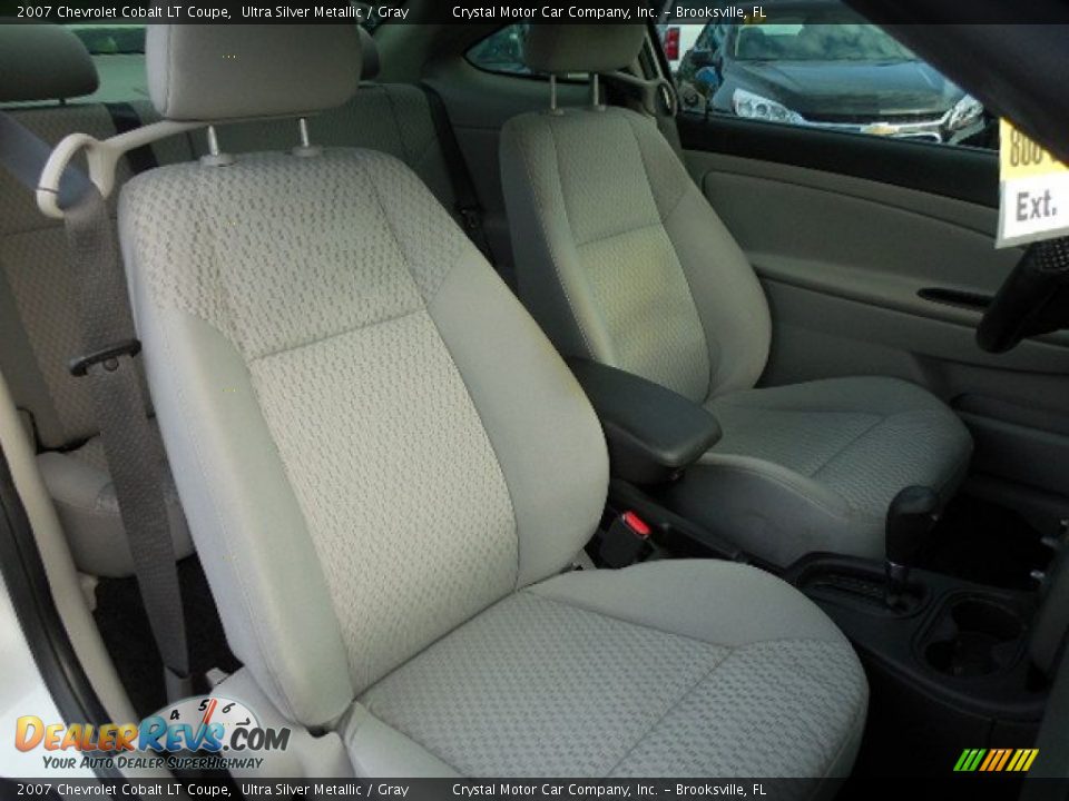 2007 Chevrolet Cobalt LT Coupe Ultra Silver Metallic / Gray Photo #12