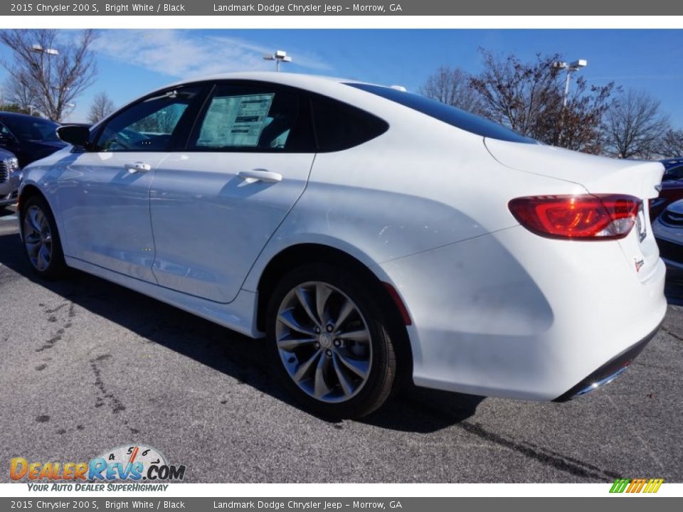 2015 Chrysler 200 S Bright White / Black Photo #2