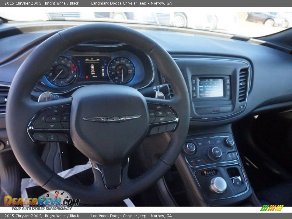 2015 Chrysler 200 S Bright White / Black Photo #7