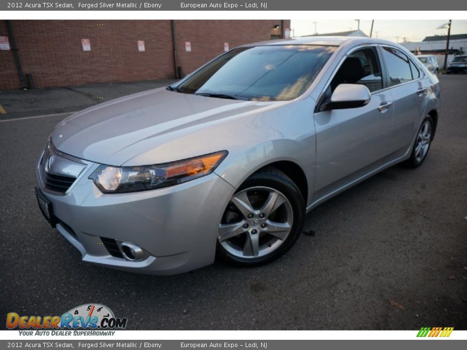 2012 Acura TSX Sedan Forged Silver Metallic / Ebony Photo #1
