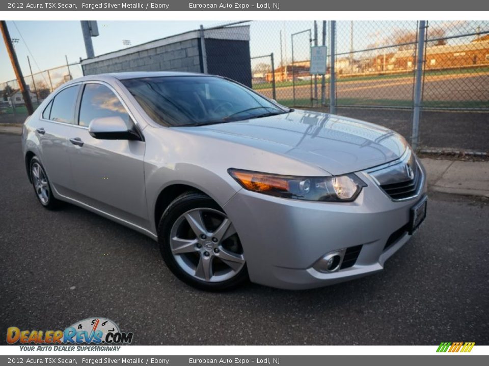 2012 Acura TSX Sedan Forged Silver Metallic / Ebony Photo #2