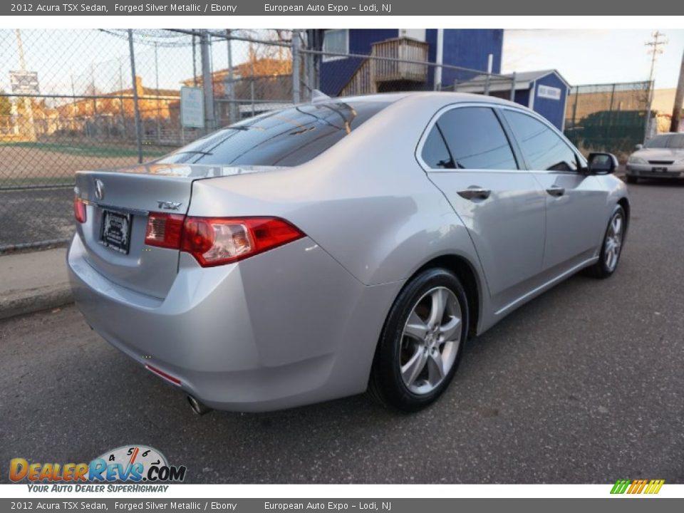 2012 Acura TSX Sedan Forged Silver Metallic / Ebony Photo #4