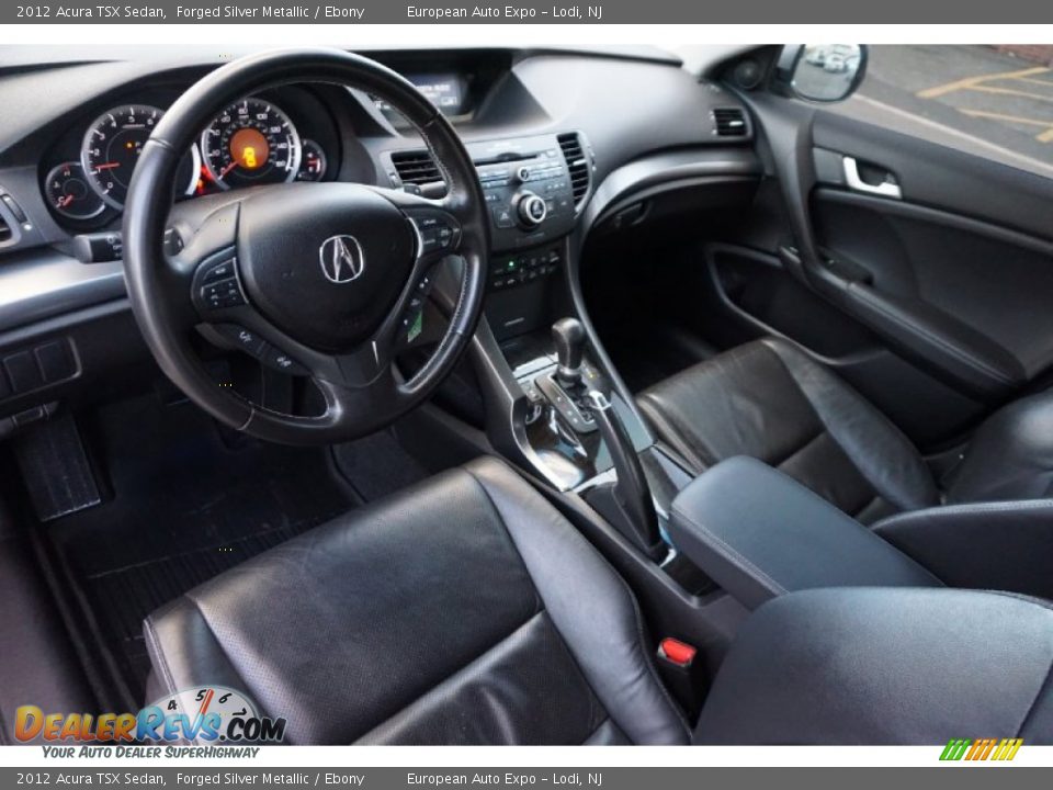 2012 Acura TSX Sedan Forged Silver Metallic / Ebony Photo #5