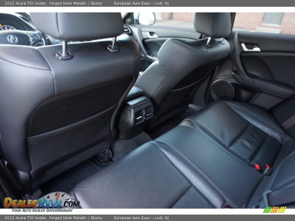 2012 Acura TSX Sedan Forged Silver Metallic / Ebony Photo #7