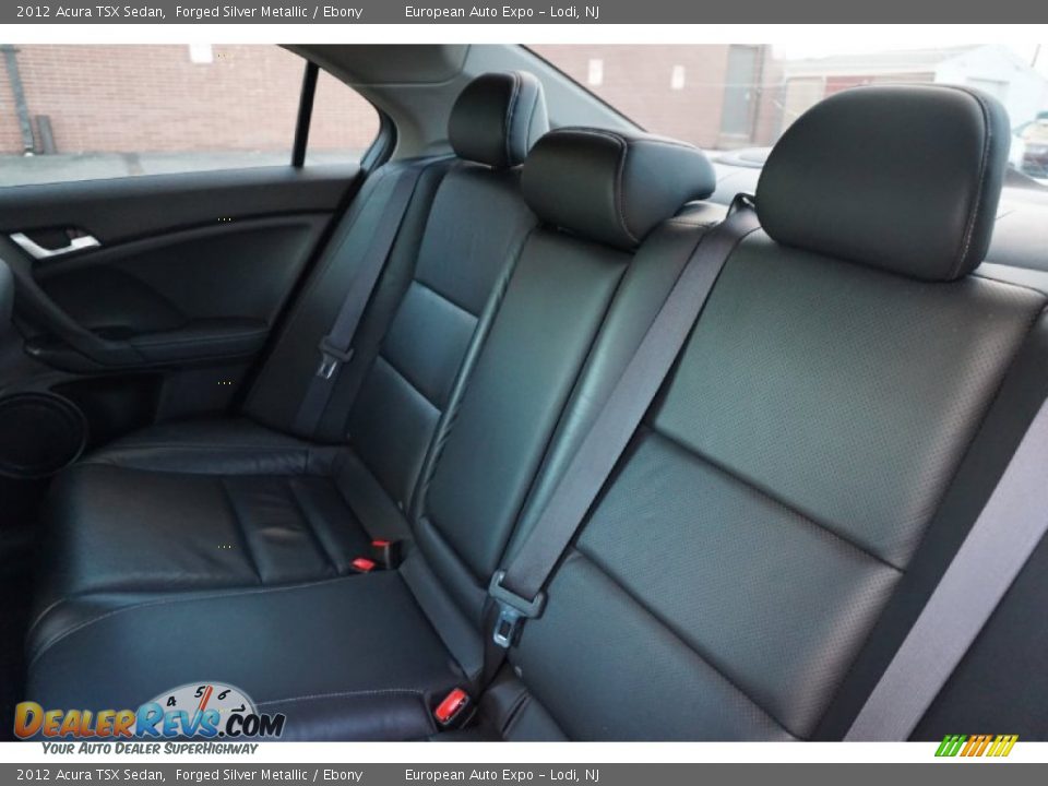 2012 Acura TSX Sedan Forged Silver Metallic / Ebony Photo #8