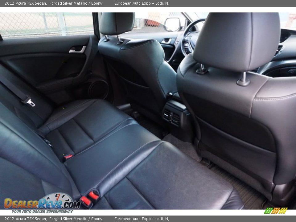 2012 Acura TSX Sedan Forged Silver Metallic / Ebony Photo #9