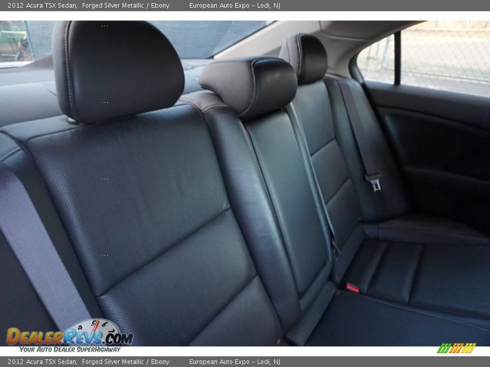 2012 Acura TSX Sedan Forged Silver Metallic / Ebony Photo #10