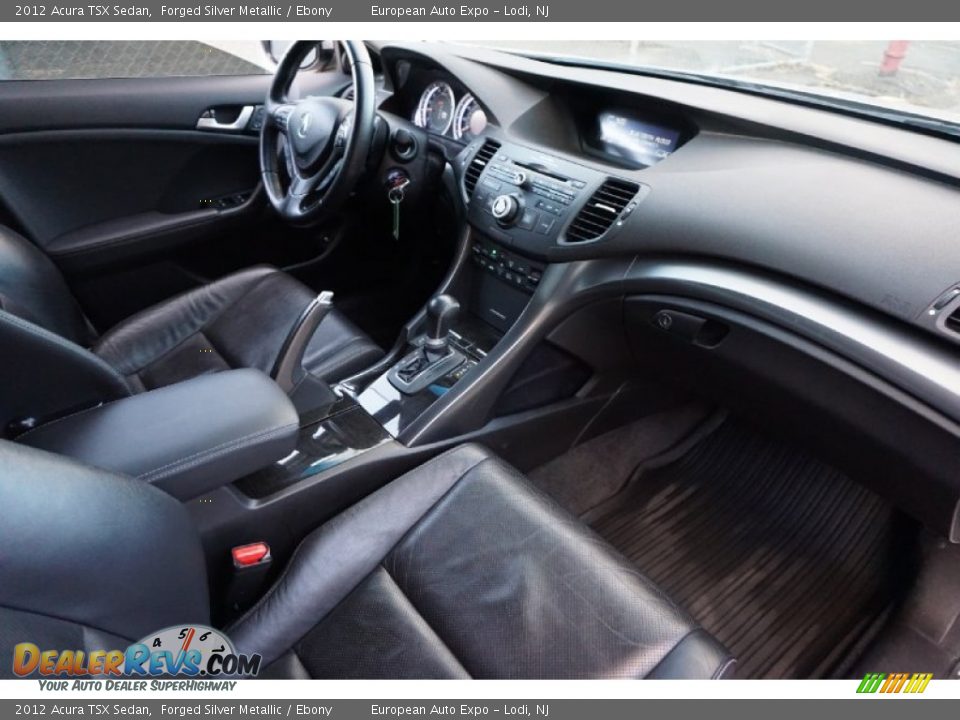 2012 Acura TSX Sedan Forged Silver Metallic / Ebony Photo #11
