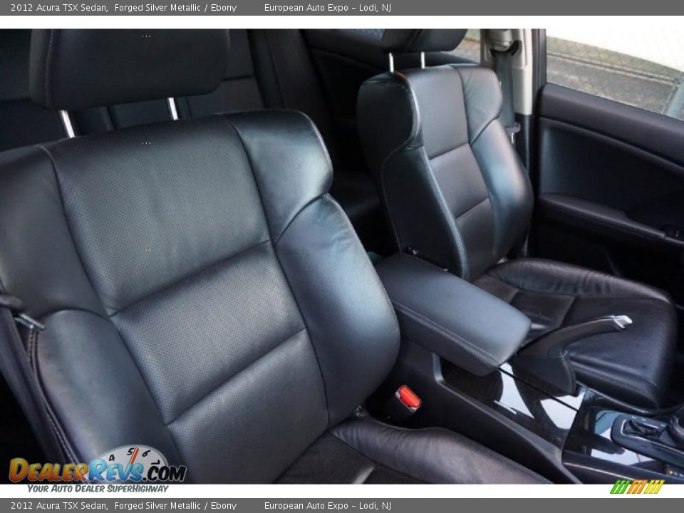 2012 Acura TSX Sedan Forged Silver Metallic / Ebony Photo #12