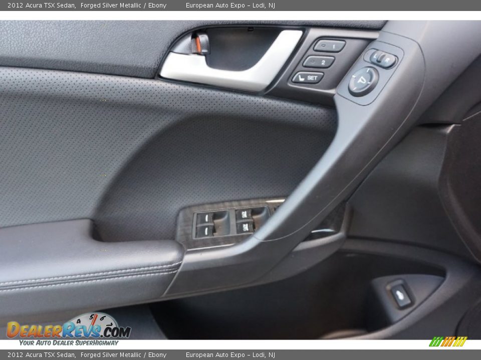 2012 Acura TSX Sedan Forged Silver Metallic / Ebony Photo #14