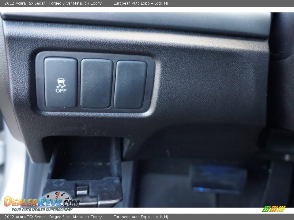 2012 Acura TSX Sedan Forged Silver Metallic / Ebony Photo #16