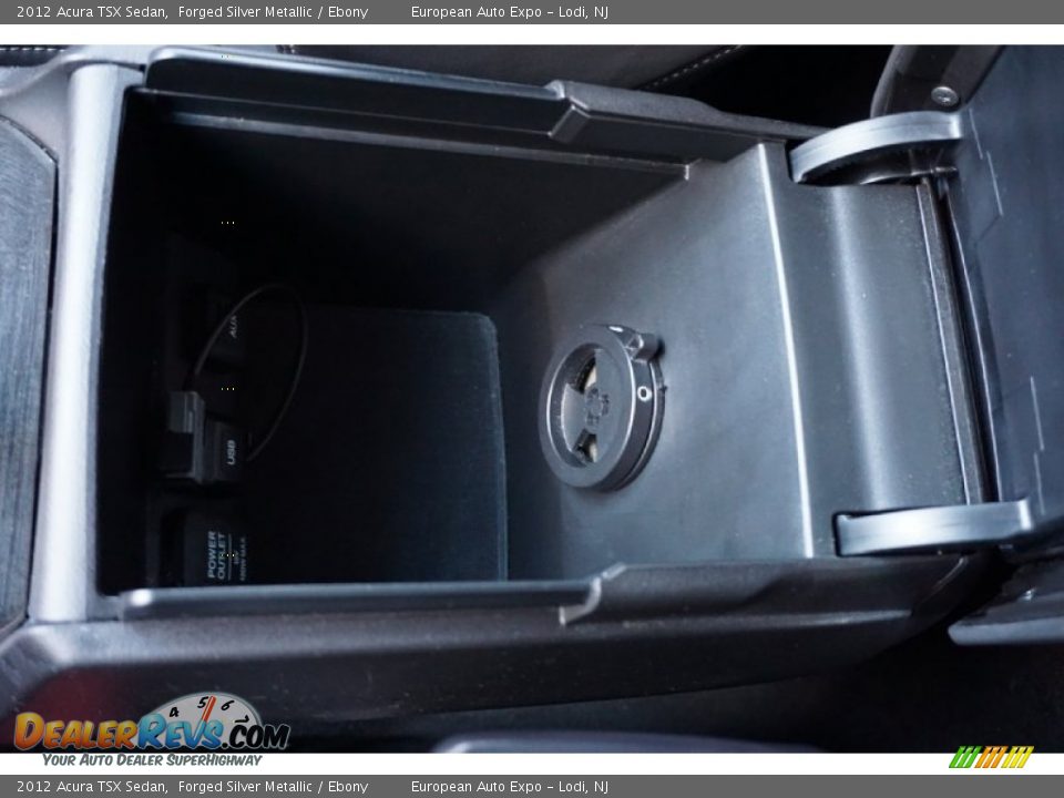 2012 Acura TSX Sedan Forged Silver Metallic / Ebony Photo #25