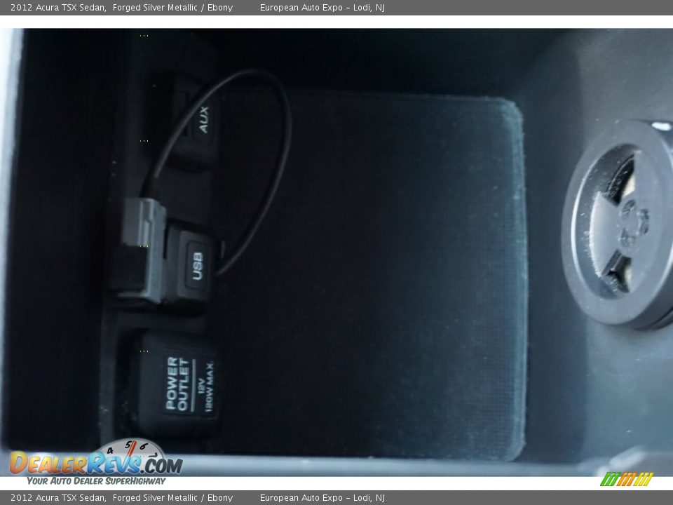 2012 Acura TSX Sedan Forged Silver Metallic / Ebony Photo #26