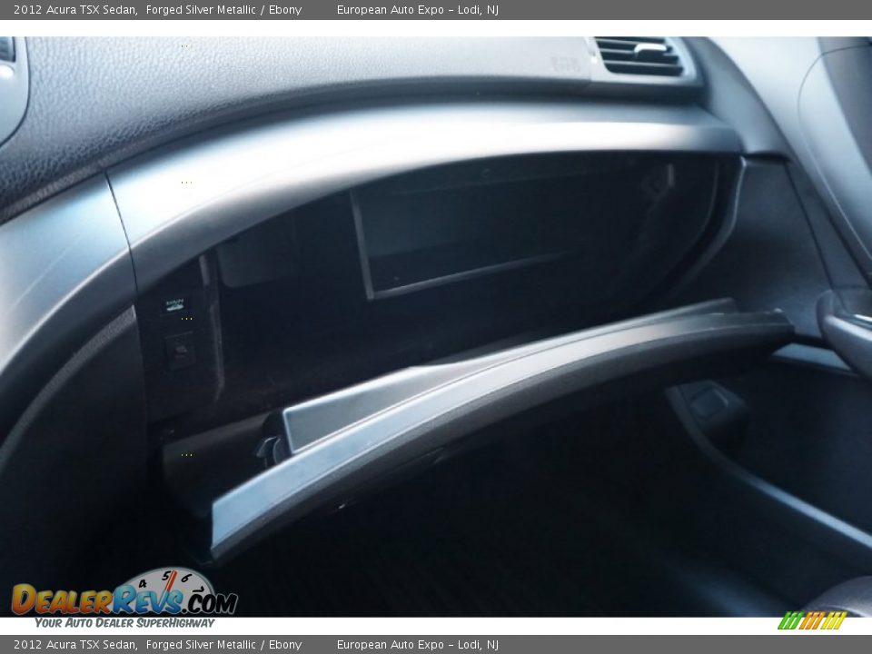 2012 Acura TSX Sedan Forged Silver Metallic / Ebony Photo #27