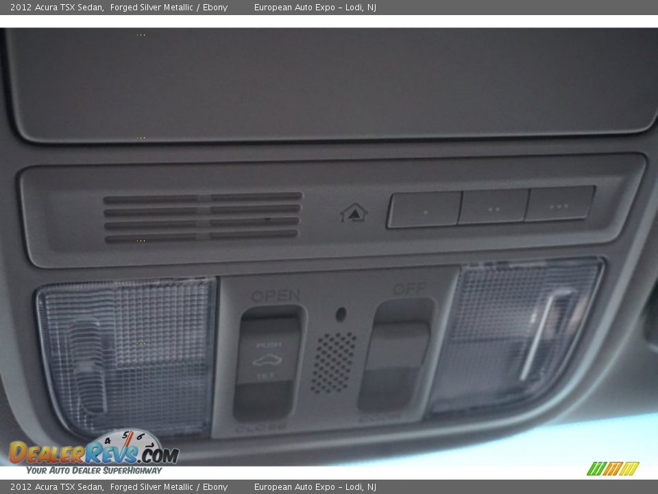 2012 Acura TSX Sedan Forged Silver Metallic / Ebony Photo #29