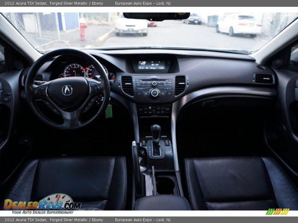 2012 Acura TSX Sedan Forged Silver Metallic / Ebony Photo #34