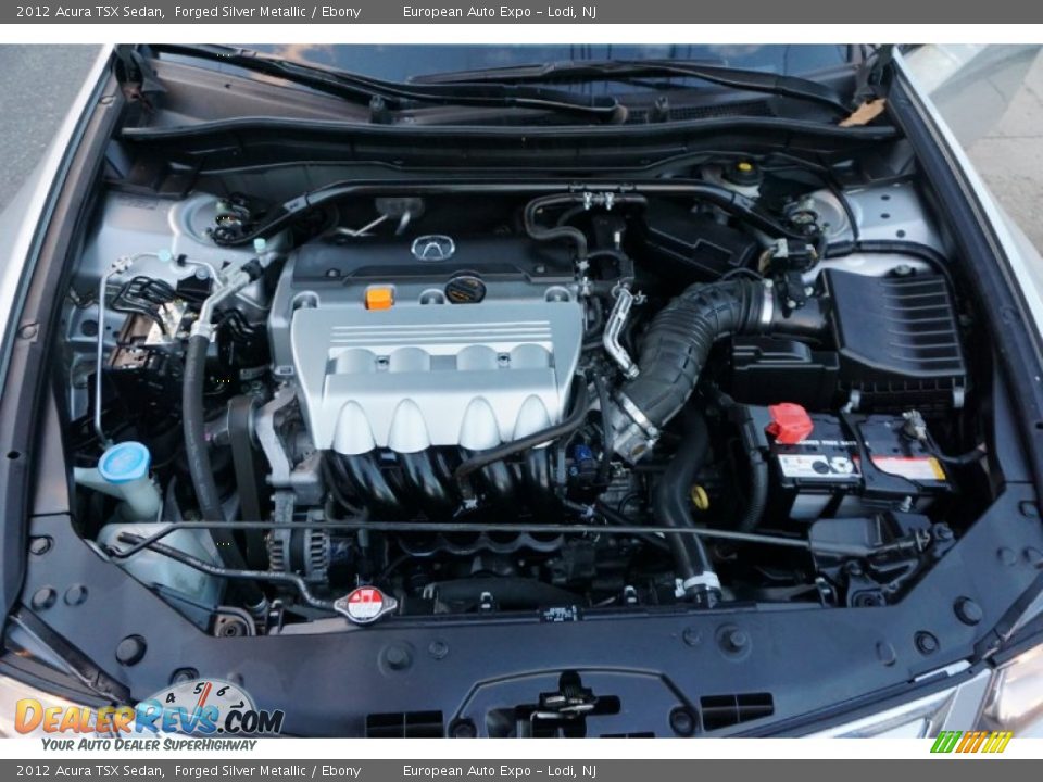 2012 Acura TSX Sedan Forged Silver Metallic / Ebony Photo #36