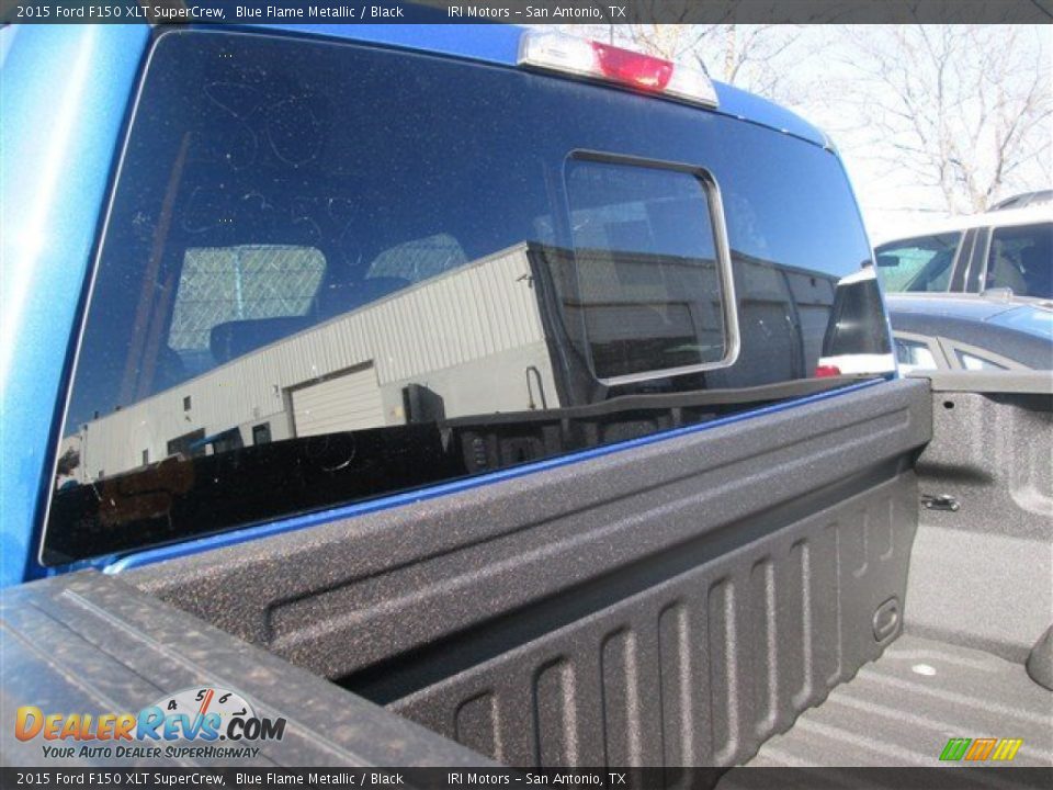 2015 Ford F150 XLT SuperCrew Blue Flame Metallic / Black Photo #10