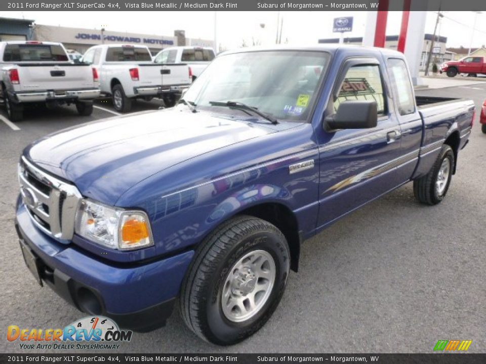 Front 3/4 View of 2011 Ford Ranger XLT SuperCab 4x4 Photo #9