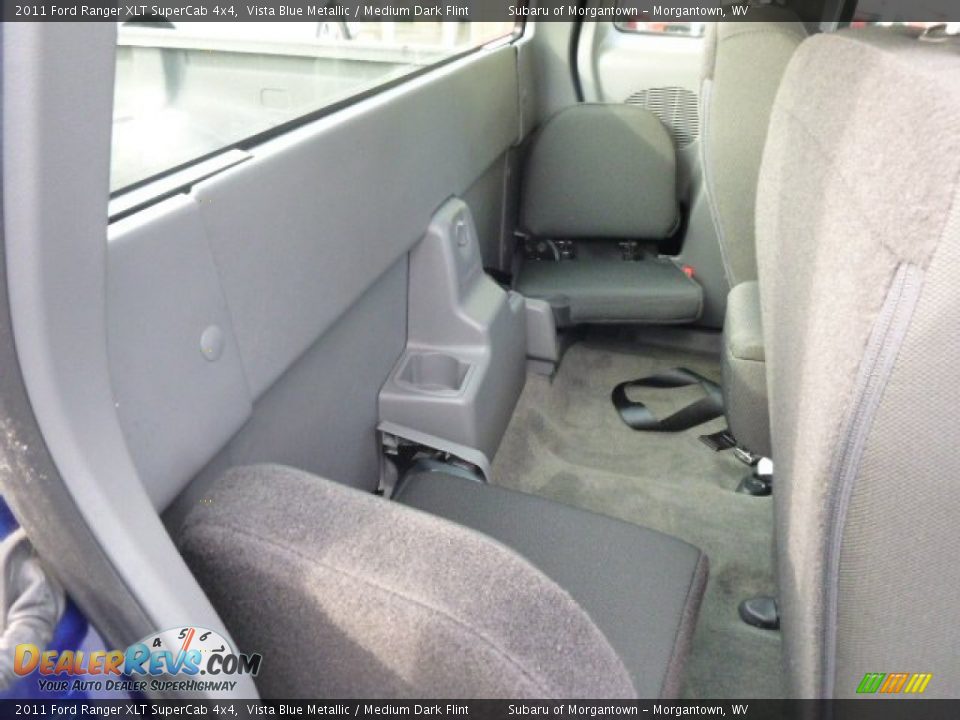 2011 Ford Ranger XLT SuperCab 4x4 Vista Blue Metallic / Medium Dark Flint Photo #14