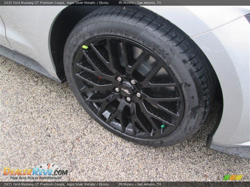 2015 Ford Mustang GT Premium Coupe Ingot Silver Metallic / Ebony Photo #3