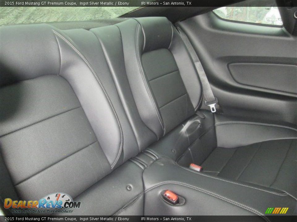 2015 Ford Mustang GT Premium Coupe Ingot Silver Metallic / Ebony Photo #6