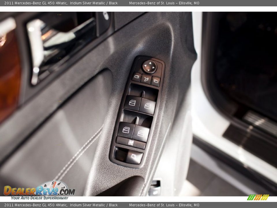 2011 Mercedes-Benz GL 450 4Matic Iridium Silver Metallic / Black Photo #17