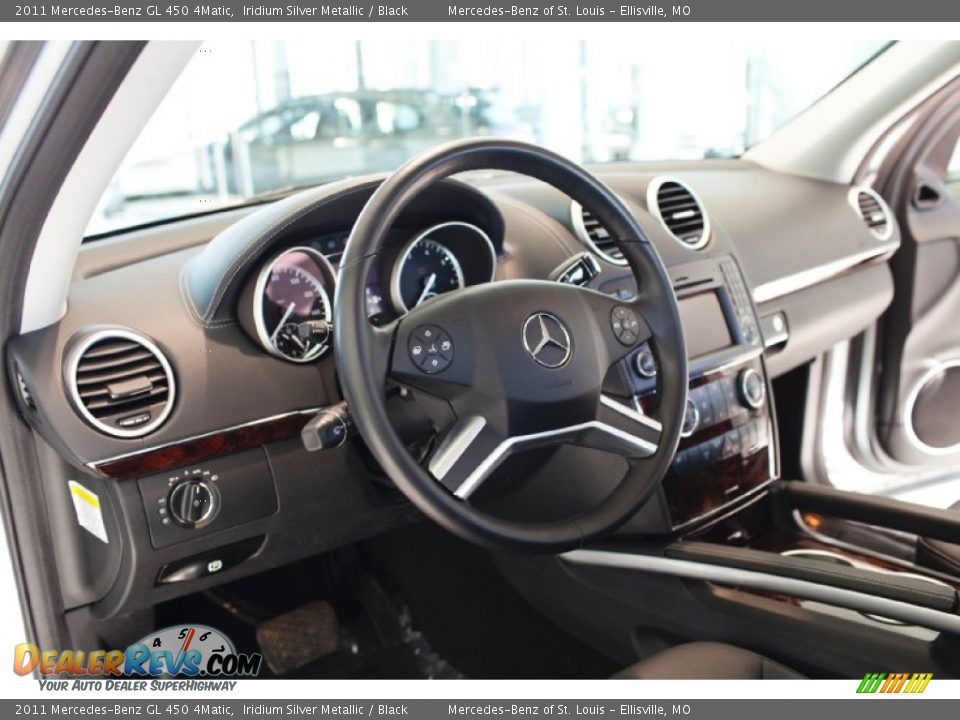 2011 Mercedes-Benz GL 450 4Matic Iridium Silver Metallic / Black Photo #20