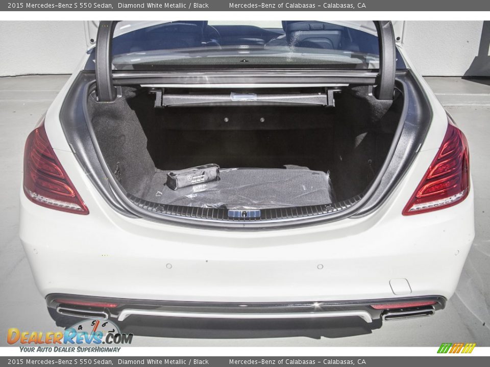 2015 Mercedes-Benz S 550 Sedan Diamond White Metallic / Black Photo #4
