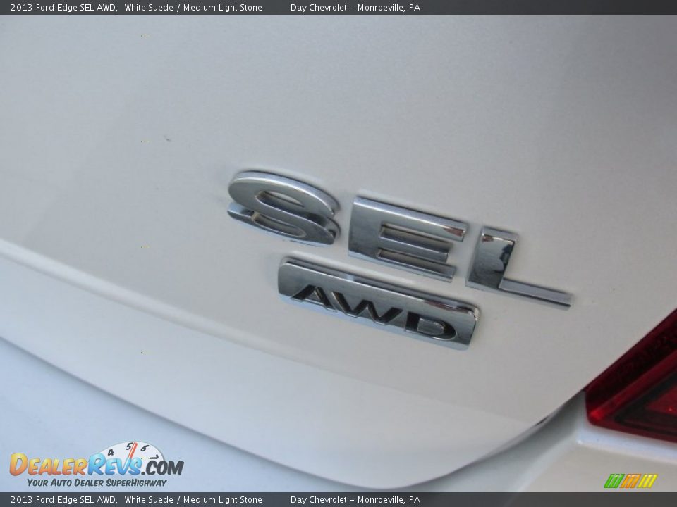 2013 Ford Edge SEL AWD White Suede / Medium Light Stone Photo #5