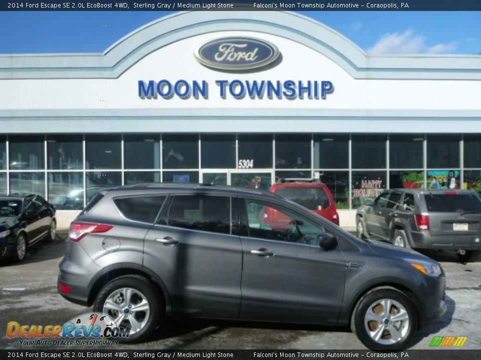 2014 Ford Escape SE 2.0L EcoBoost 4WD Sterling Gray / Medium Light Stone Photo #1