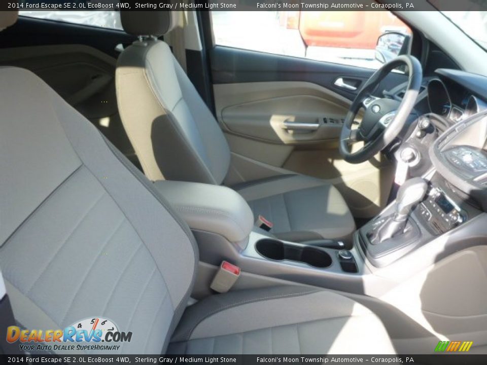 2014 Ford Escape SE 2.0L EcoBoost 4WD Sterling Gray / Medium Light Stone Photo #4