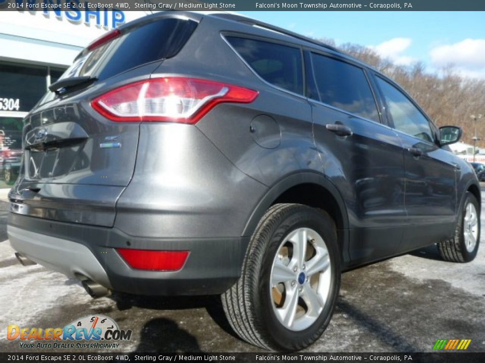 2014 Ford Escape SE 2.0L EcoBoost 4WD Sterling Gray / Medium Light Stone Photo #6
