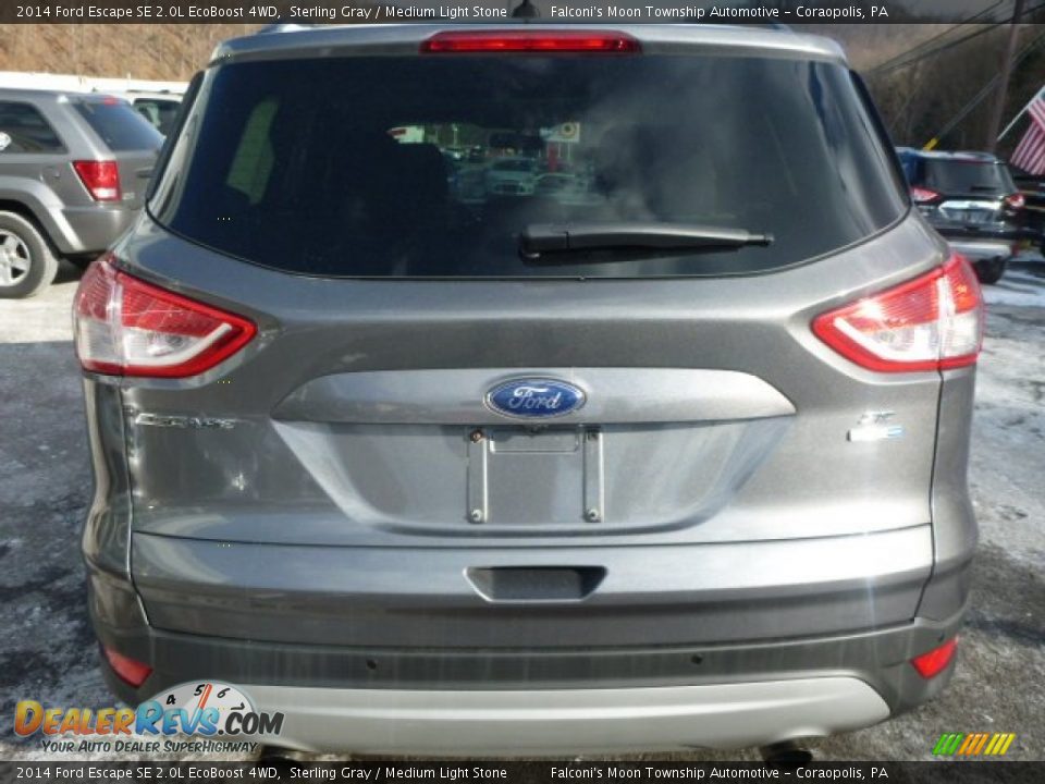 2014 Ford Escape SE 2.0L EcoBoost 4WD Sterling Gray / Medium Light Stone Photo #7