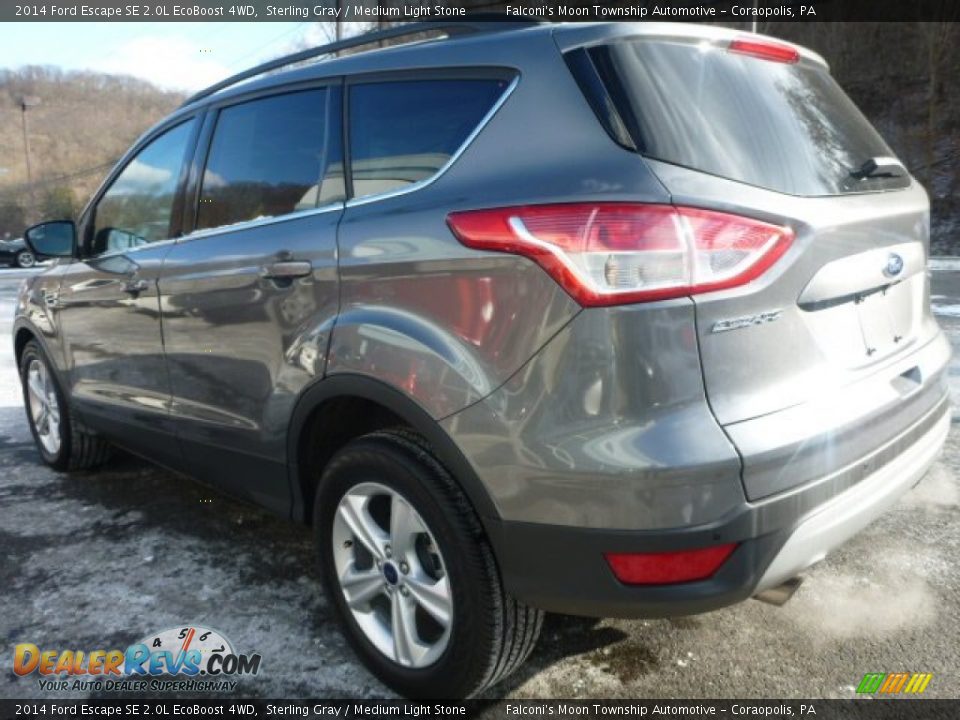 2014 Ford Escape SE 2.0L EcoBoost 4WD Sterling Gray / Medium Light Stone Photo #9