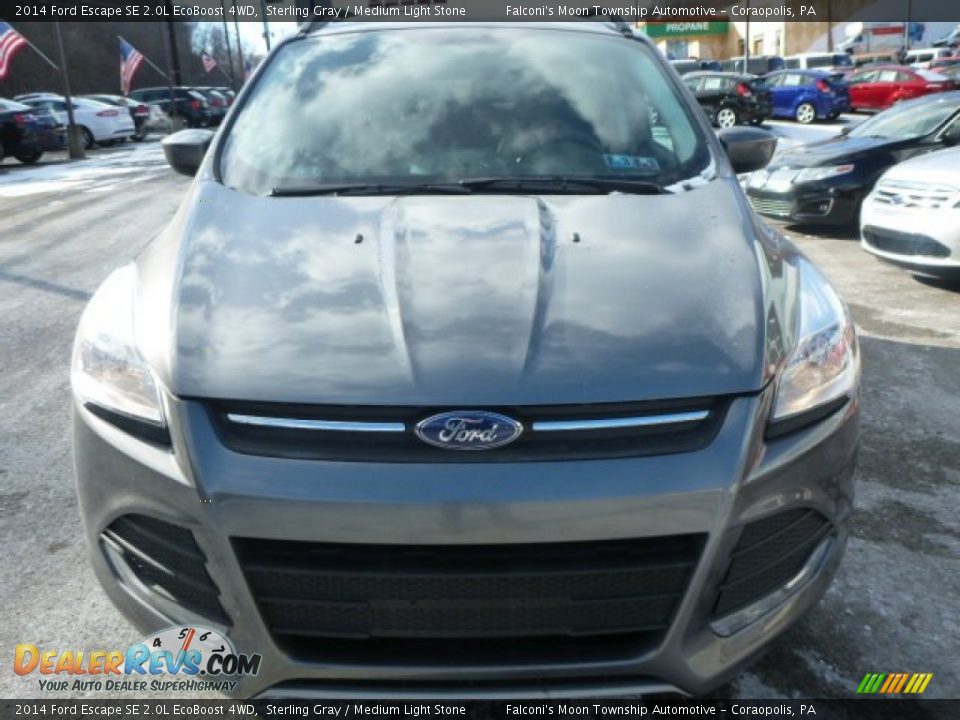 2014 Ford Escape SE 2.0L EcoBoost 4WD Sterling Gray / Medium Light Stone Photo #11