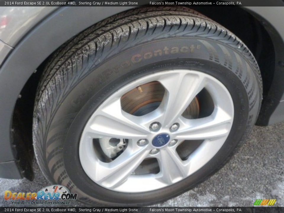 2014 Ford Escape SE 2.0L EcoBoost 4WD Sterling Gray / Medium Light Stone Photo #13