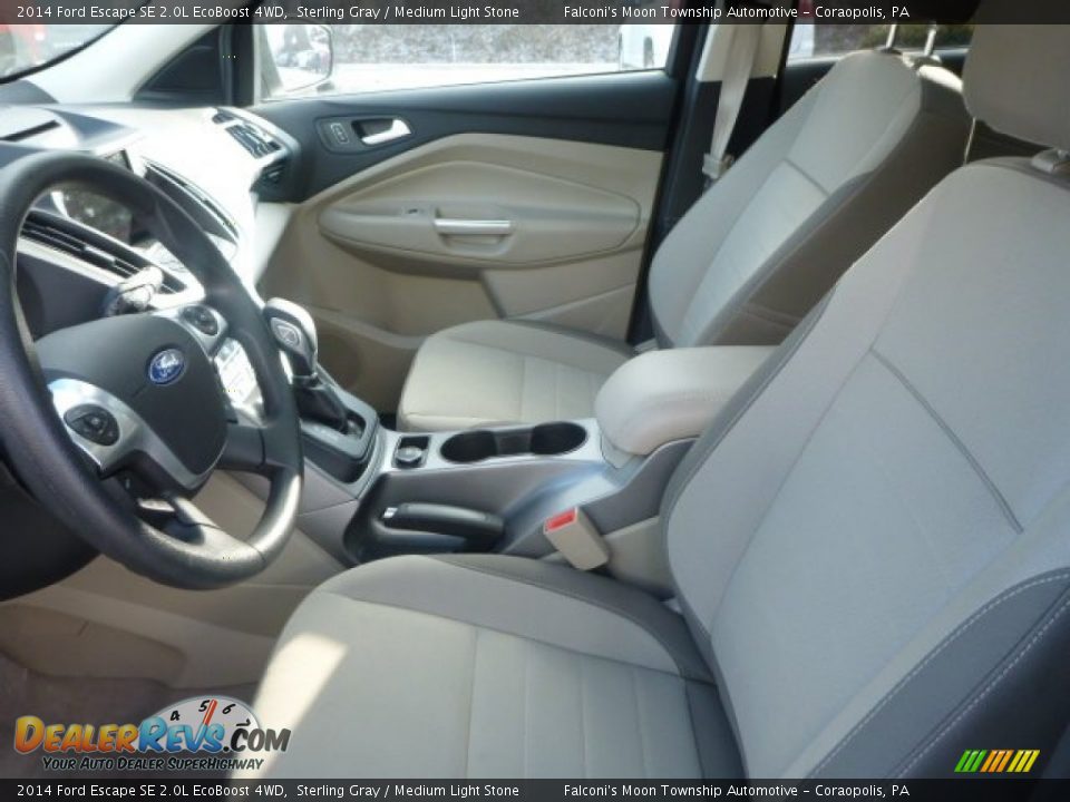 2014 Ford Escape SE 2.0L EcoBoost 4WD Sterling Gray / Medium Light Stone Photo #14