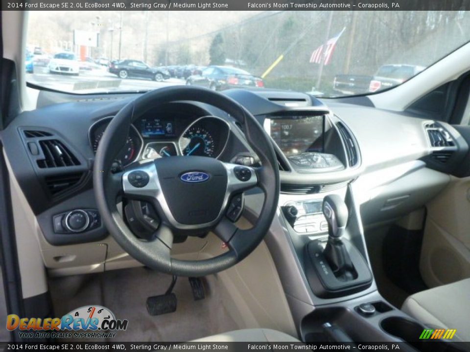 2014 Ford Escape SE 2.0L EcoBoost 4WD Sterling Gray / Medium Light Stone Photo #16