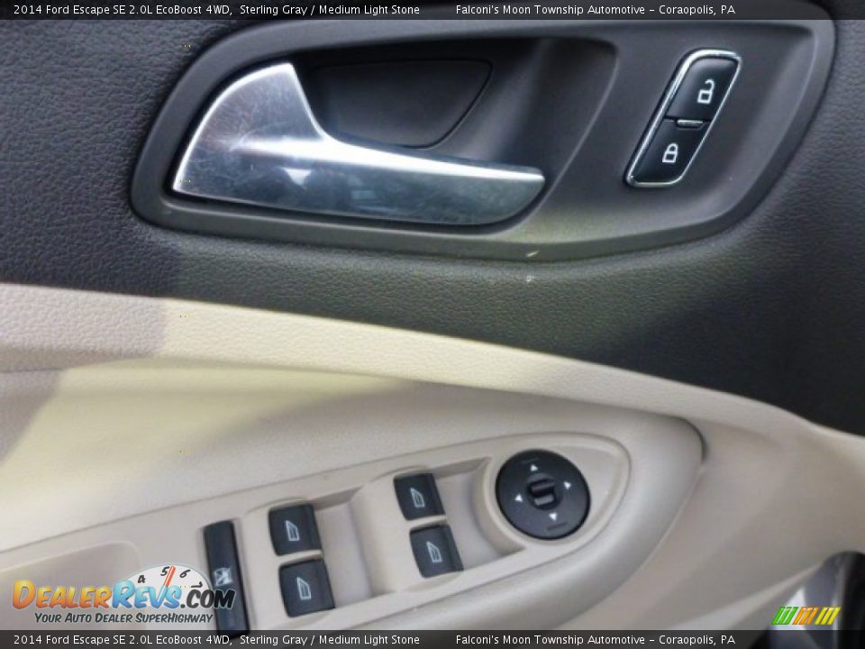 2014 Ford Escape SE 2.0L EcoBoost 4WD Sterling Gray / Medium Light Stone Photo #17